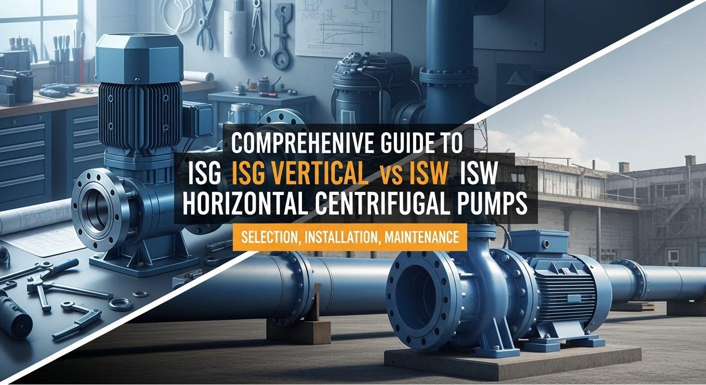 Guide complet des pompes centrifuges verticales ISG et horizontales ISW