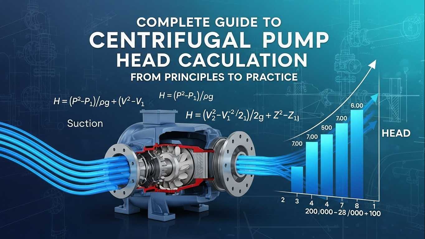 Guide complet du calcul de la hauteur de pompe centrifuge : des principes à la pratique