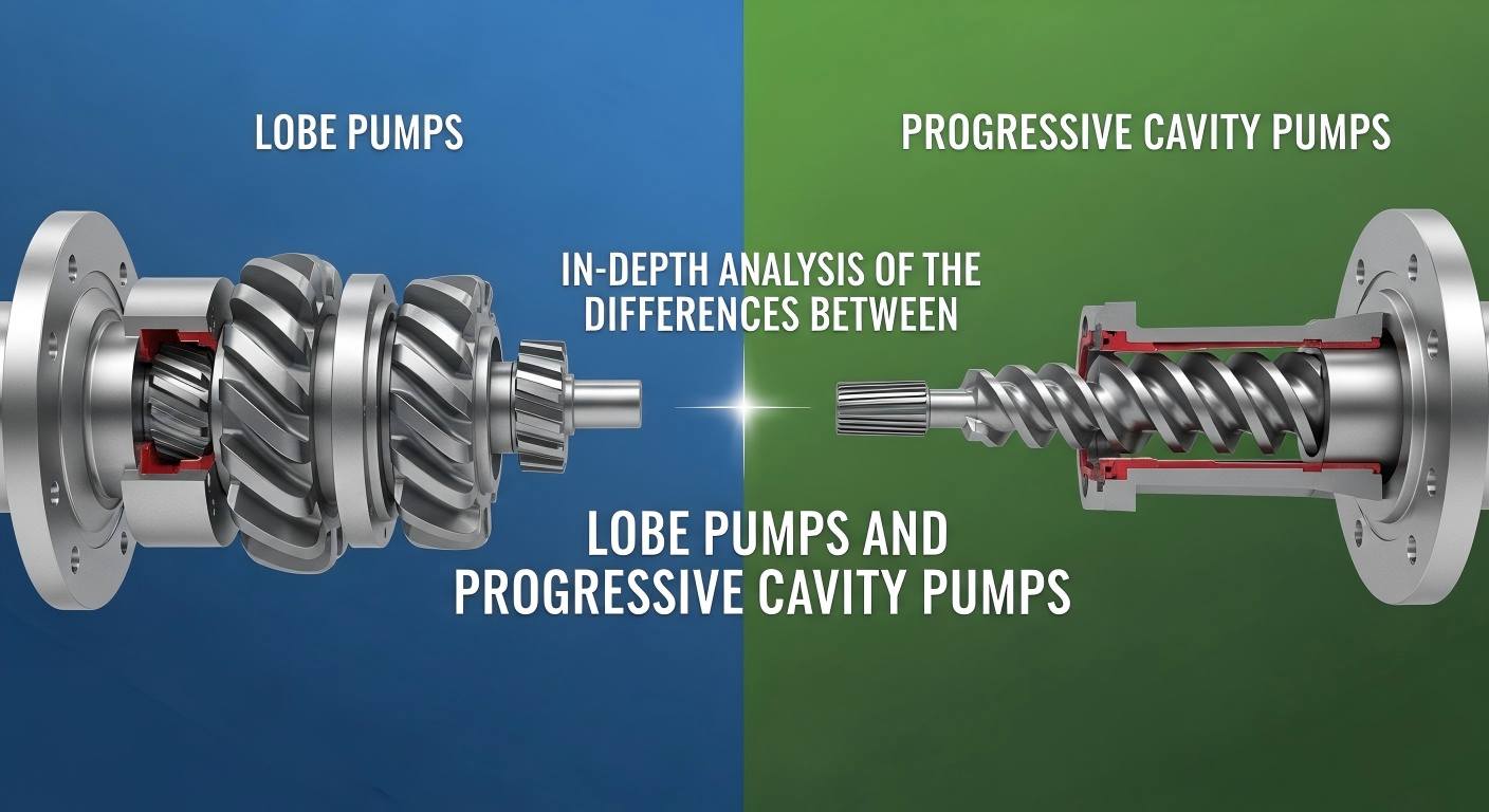 Une comparaison complète : pompes à rotor et pompes à vis