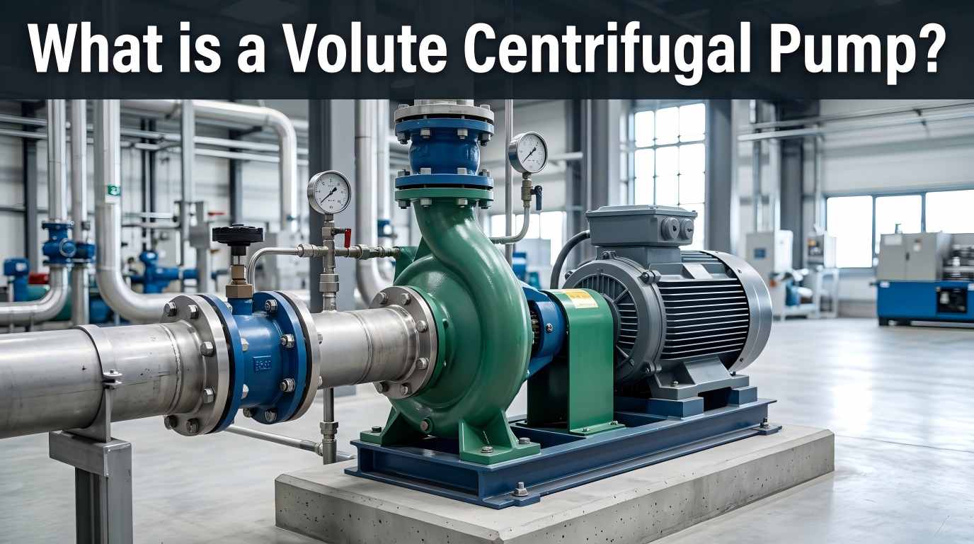 Qu'est-ce qu'une pompe centrifuge à volute ?