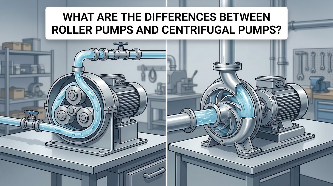 Quelles sont les différences entre les pompes à rouleaux et les pompes centrifuges ?