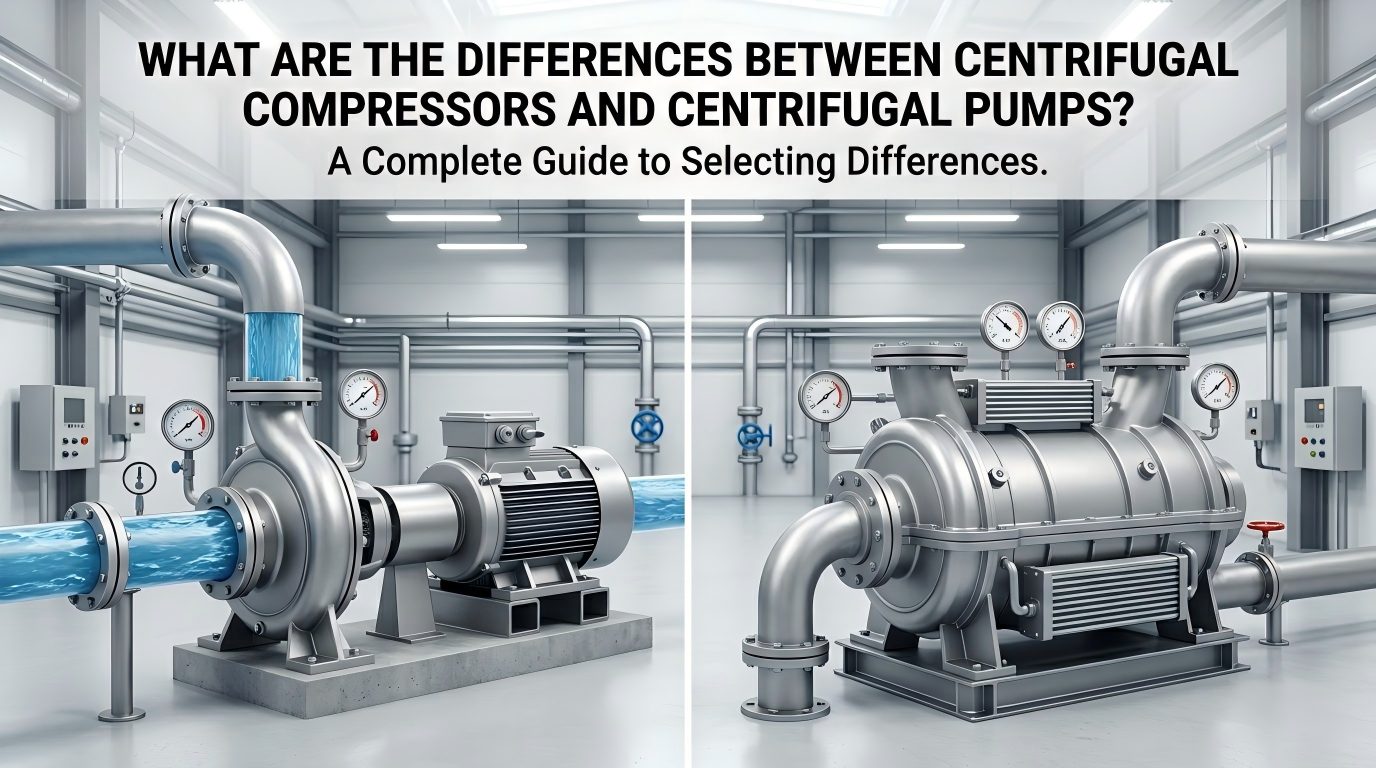 Quelles sont les différences entre les compresseurs centrifuges et les pompes centrifuges ? Un guide complet des différences de sélection