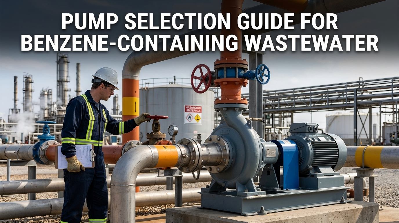 Guide de sélection de pompes pour les eaux usées contenant du benzène