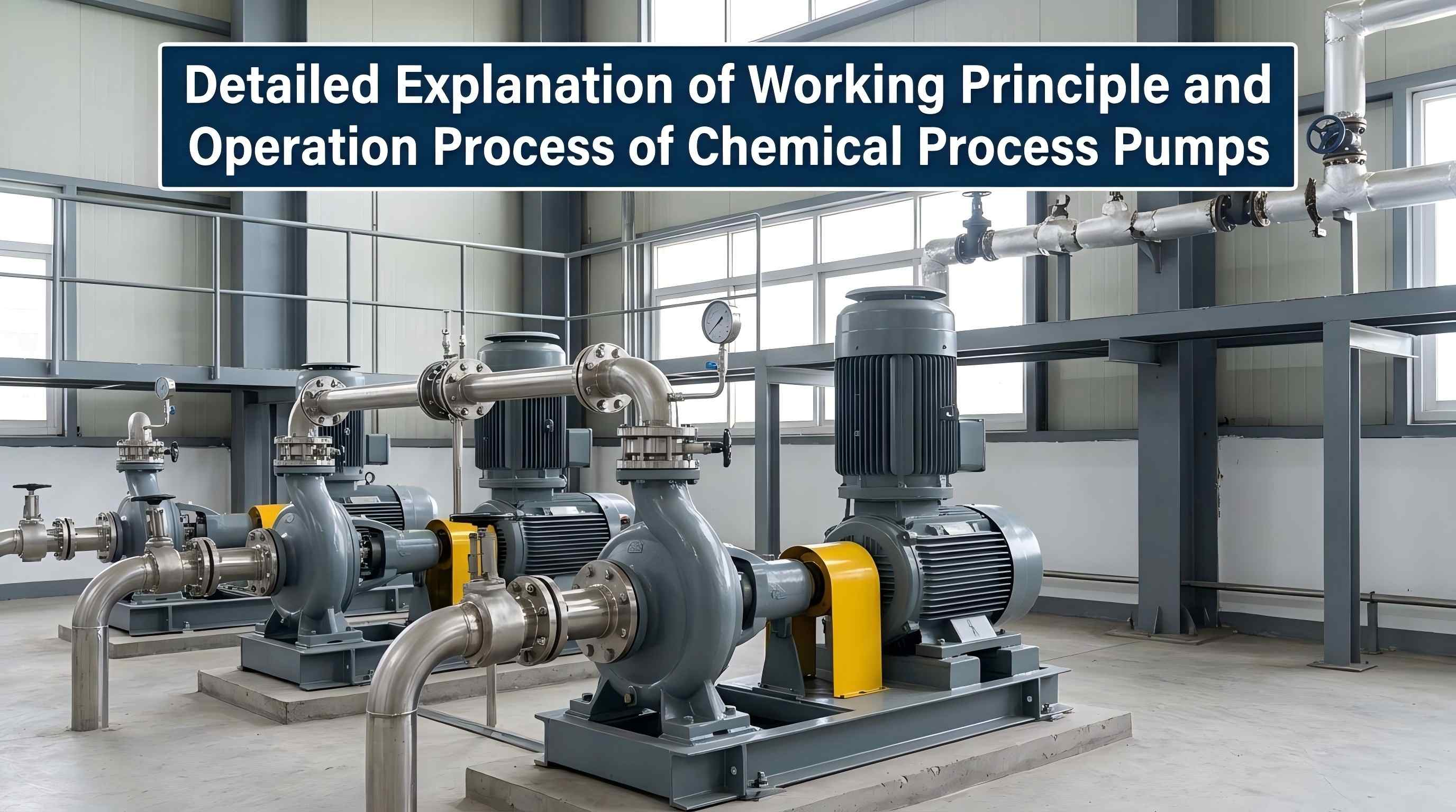 Explication détaillée du principe de fonctionnement et du processus de fonctionnement des pompes de traitement chimique