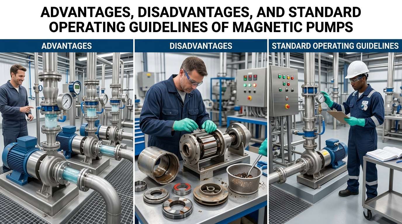 Avantages Inconvénients et directives de fonctionnement standard des pompes magnétiques