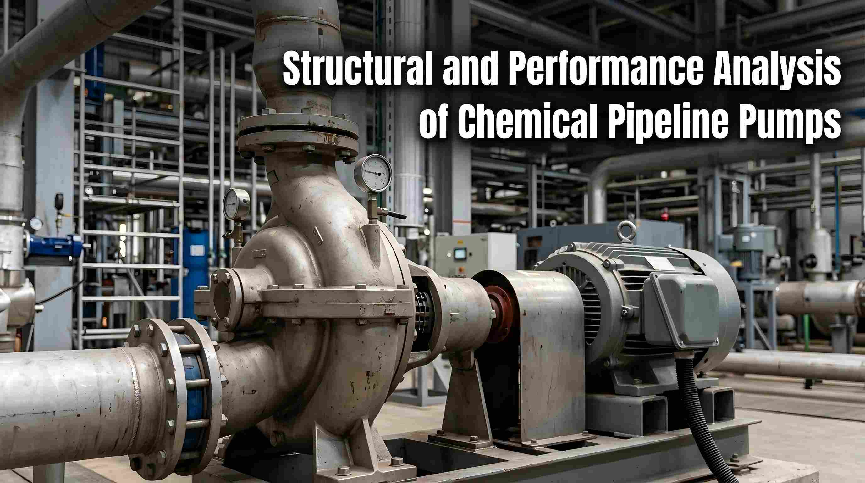 Analyse structurelle et des performances des pompes pour pipelines chimiques