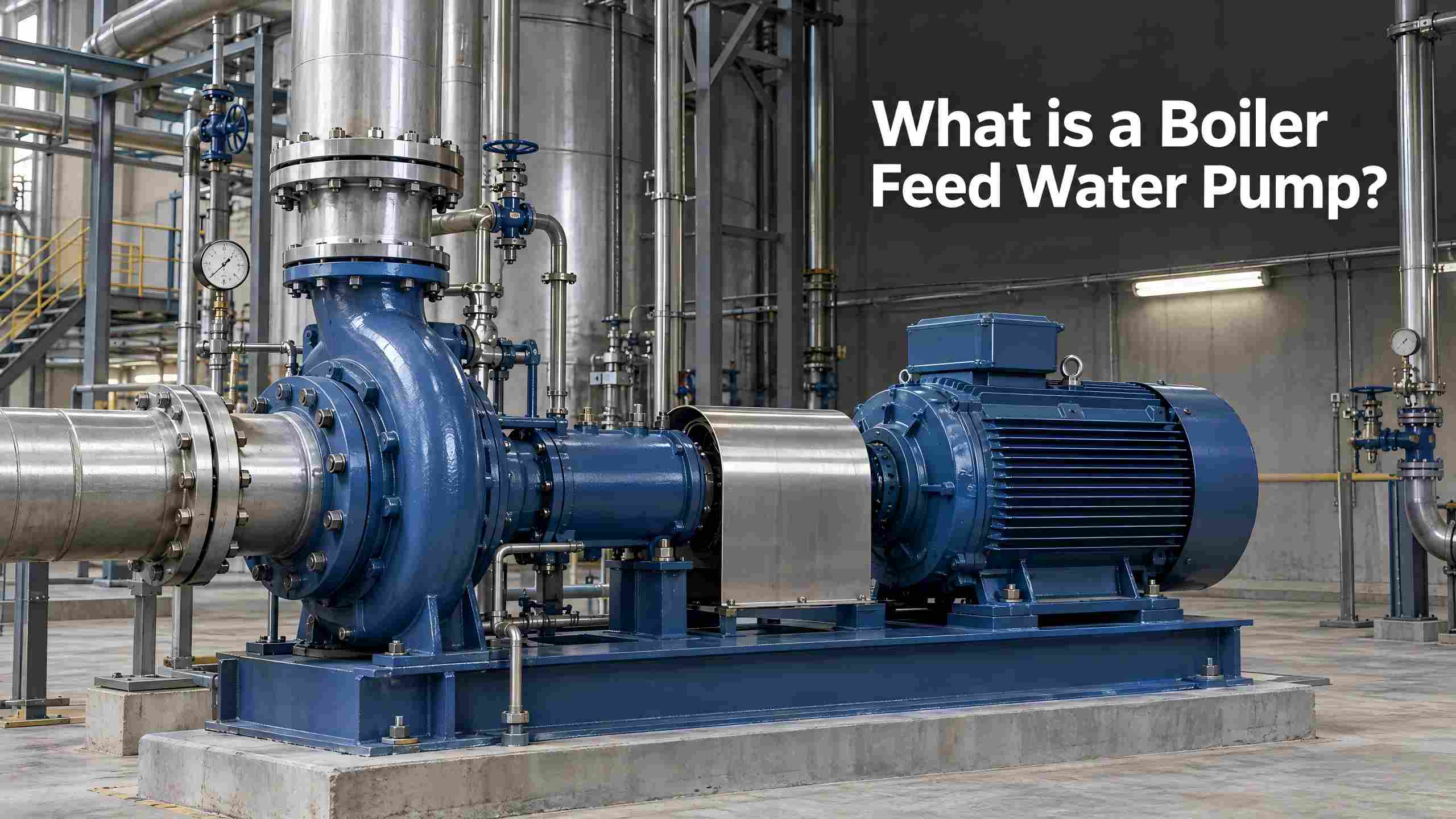 Qu’est-ce qu’une pompe à eau d’alimentation de chaudière ?
